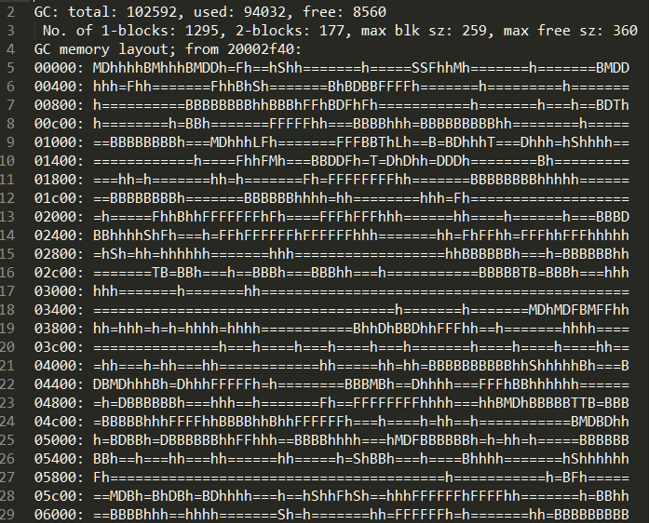 基本的mem_info输出